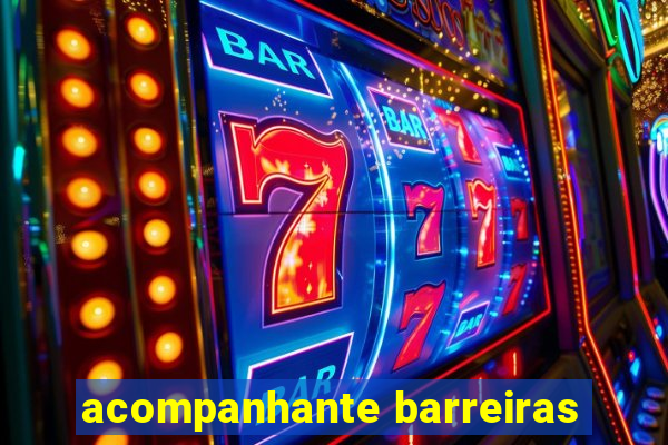 acompanhante barreiras